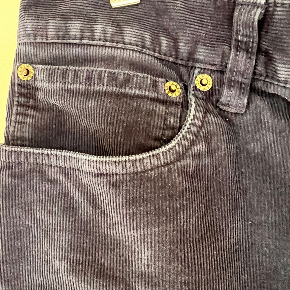 J Crew Mercantile Flex Corduroy Pants Mens 32x32 Navy Blue Straight Fit Trousers - Picture 4 of 7